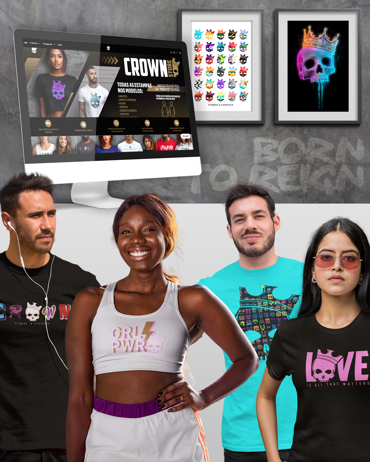 Crown Store — da academia pra rua